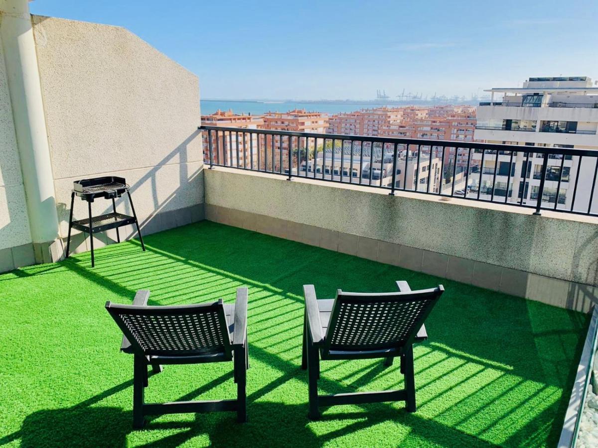 NON STRESS Ático Dúplex con vistas al MAR Valencia Exterior foto