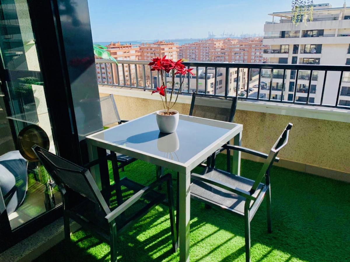NON STRESS Ático Dúplex con vistas al MAR Valencia Exterior foto